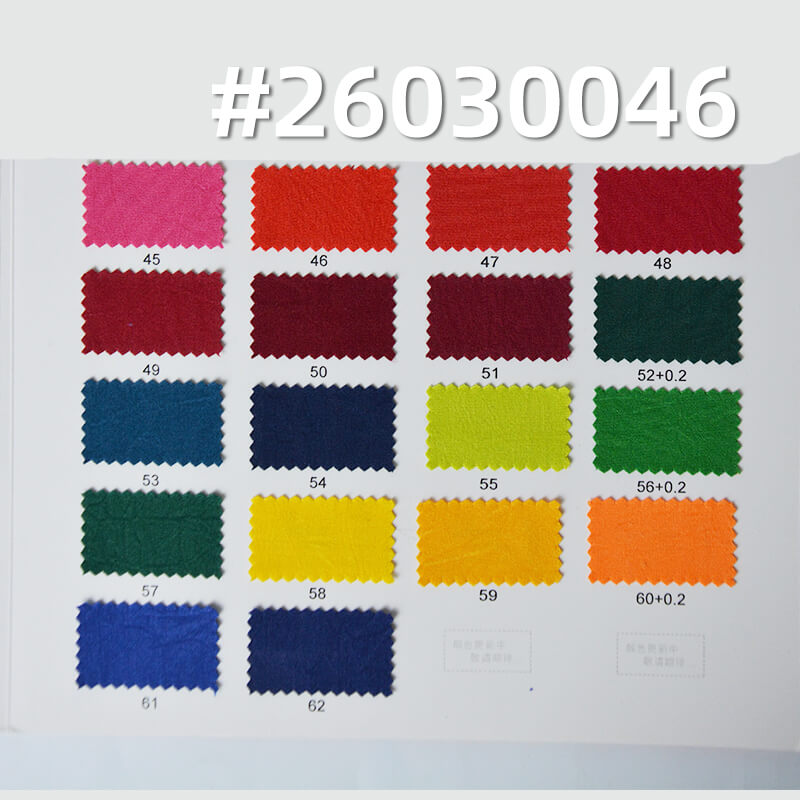 Four-Way Stretch Hand-Crushed Fabric|120g/m2 Polyester Crinkle Fabric|Shirt Skirt & Casual Pants Fabric