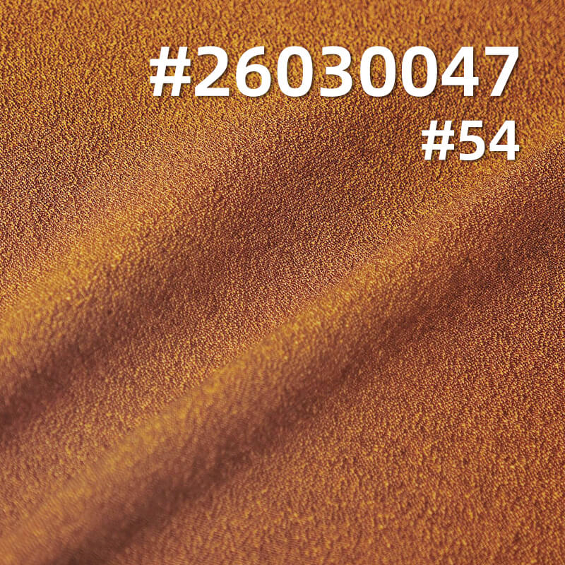 Acetate-Look Linen-Texture Crepe|160g/m2 Polyester Dobby Dyed Fabric|Shirt Skirt & Casual Pants Fabric