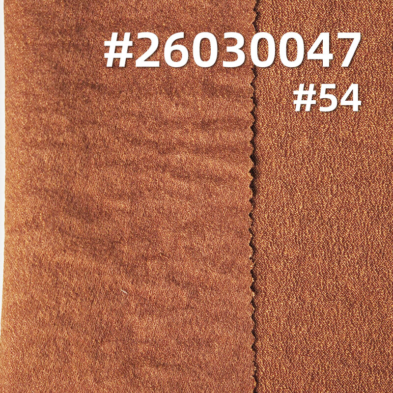 Acetate-Look Linen-Texture Crepe|160g/m2 Polyester Dobby Dyed Fabric|Shirt Skirt & Casual Pants Fabric