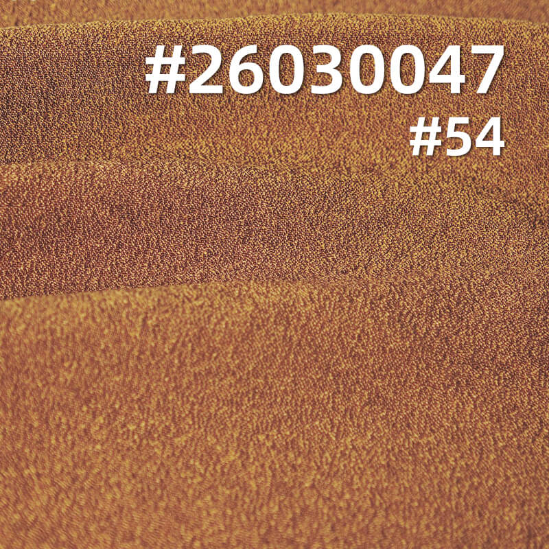 Acetate-Look Linen-Texture Crepe|160g/m2 Polyester Dobby Dyed Fabric|Shirt Skirt & Casual Pants Fabric