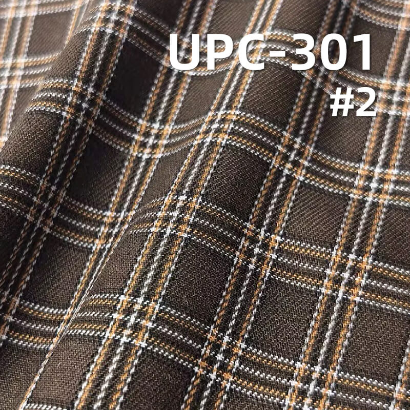 141g/m² Cotton Yarn-Dyed Double-Sided Twill Plaid Fabric | Fabric for Casual Shirts & Dresses