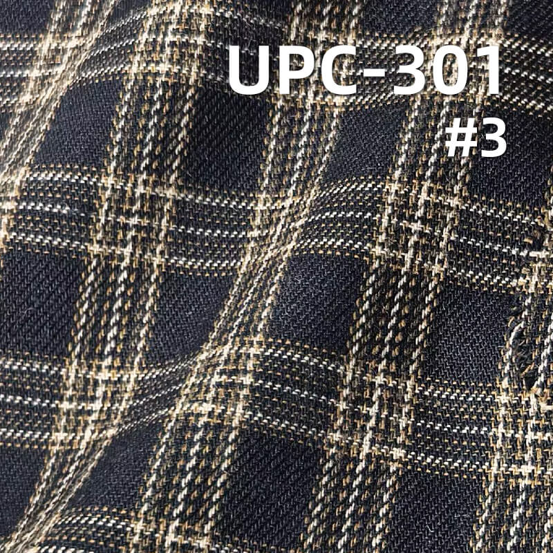 141g/m² Cotton Yarn-Dyed Double-Sided Twill Plaid Fabric | Fabric for Casual Shirts & Dresses