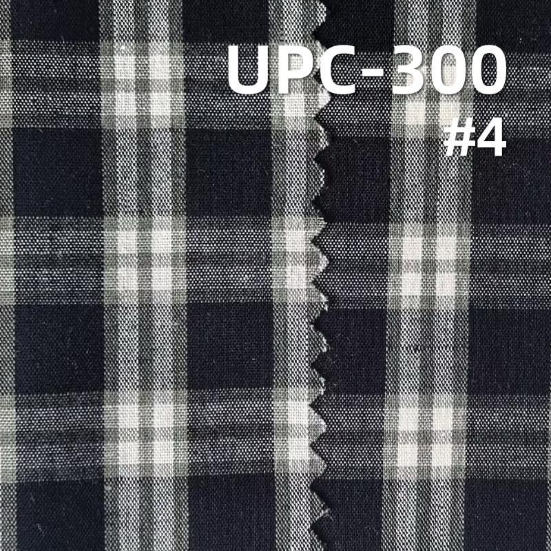 100% Cotton Yarn-Dyed Plaid Fabric |125g/m² Plain Weave Textile | Fabric for Casual Shirts & Dresses