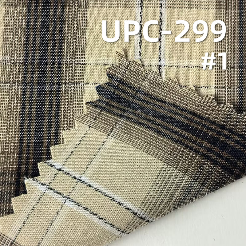 100% Cotton Yarn-Dyed Plaid Fabric | 120g/m² Plain Weave Textile | Fabric for Plaid Shirts & Skirts