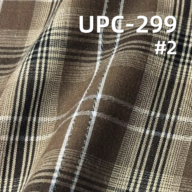 100% Cotton Yarn-Dyed Plaid Fabric | 120g/m² Plain Weave Textile | Fabric for Plaid Shirts & Skirts