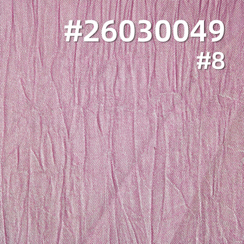 130g/m2 High-Shine Crinkle Polyester Satin|Dress Shirt & Gown Fabric