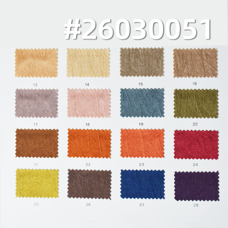 130g/m2 Polyester Satin Fabric|High-Shine Crinkle Fabric|Dress & Top Fabric