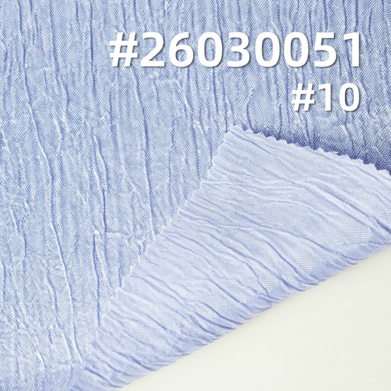 130g/m2 Polyester Satin Fabric|High-Shine Crinkle Fabric|Dress & Top Fabric