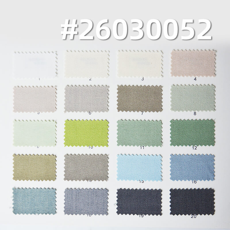 Four-Way Stretch Twill Dyed Fabric|280g/m2 Polyester Spandex Fabric|Business Wear Pants & Skirt Fabric