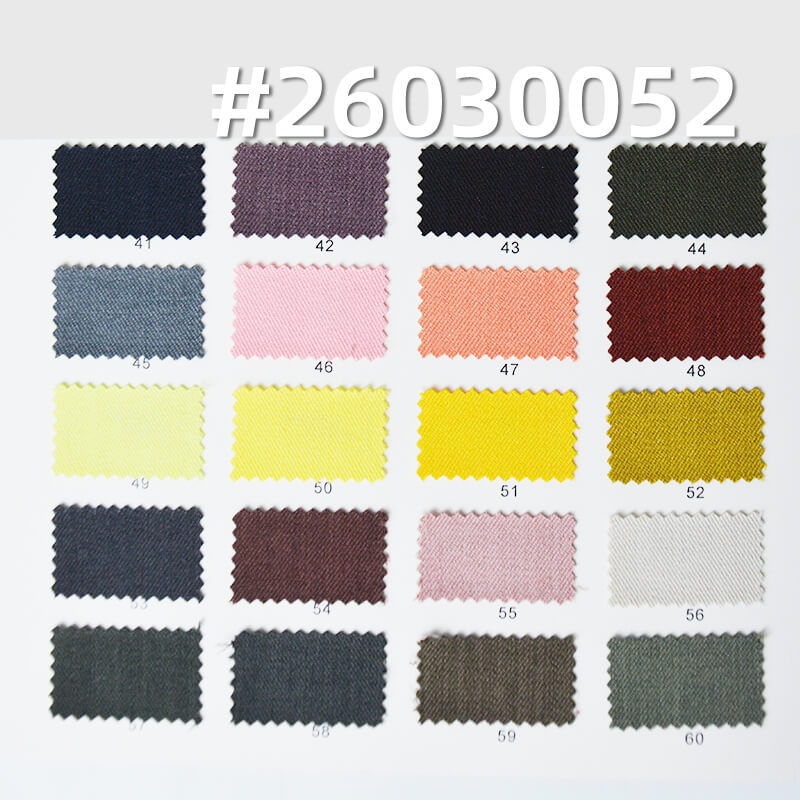 Four-Way Stretch Twill Dyed Fabric|280g/m2 Polyester Spandex Fabric|Business Wear Pants & Skirt Fabric