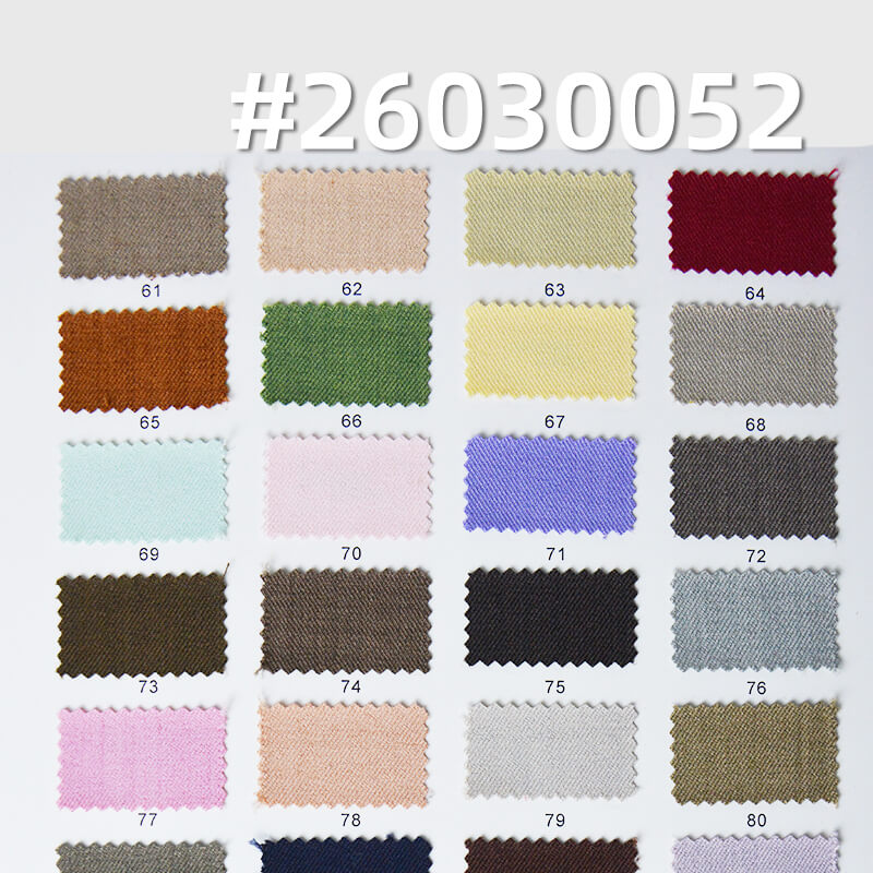 Four-Way Stretch Twill Dyed Fabric|280g/m2 Polyester Spandex Fabric|Business Wear Pants & Skirt Fabric