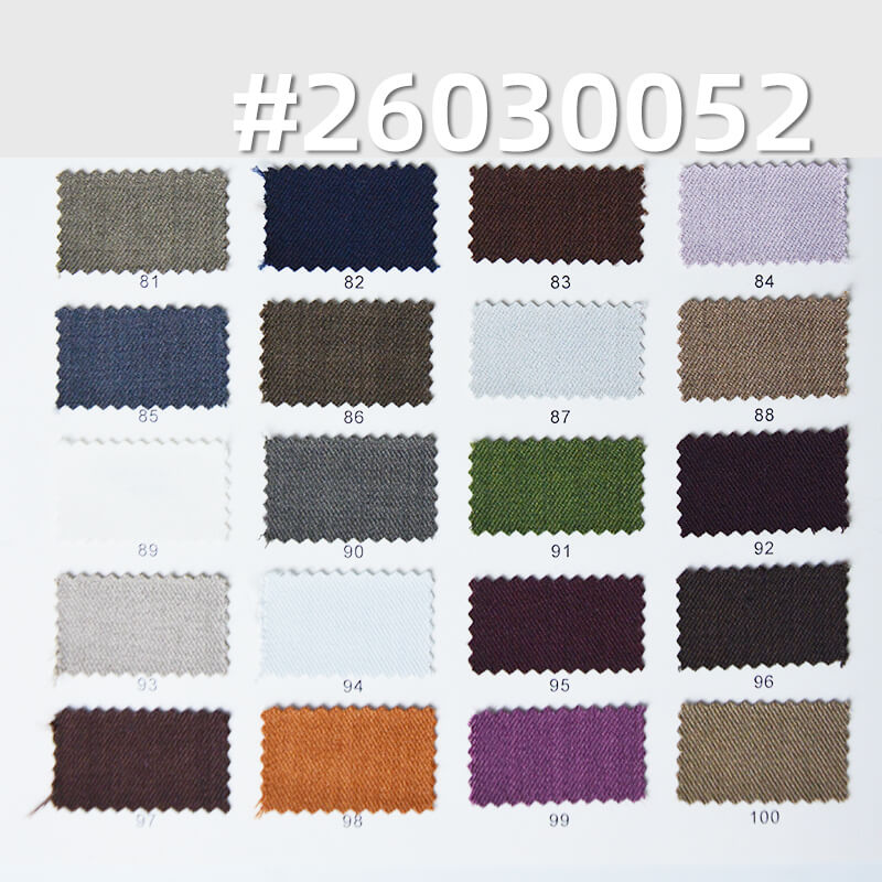 Four-Way Stretch Twill Dyed Fabric|280g/m2 Polyester Spandex Fabric|Business Wear Pants & Skirt Fabric