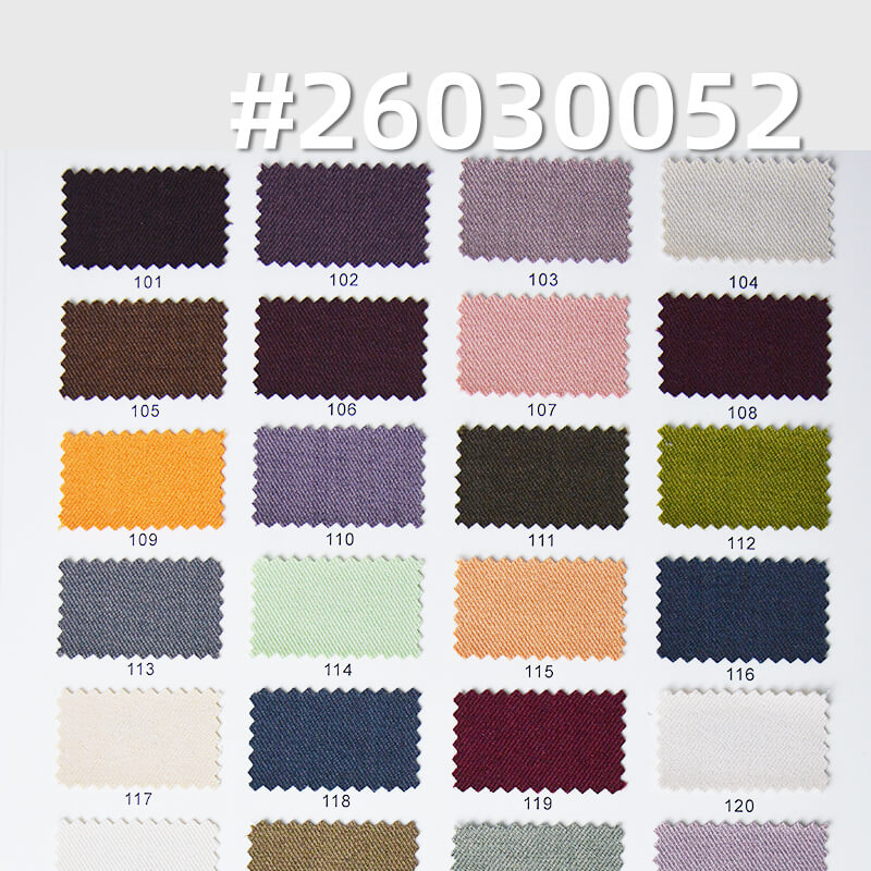 Four-Way Stretch Twill Dyed Fabric|280g/m2 Polyester Spandex Fabric|Business Wear Pants & Skirt Fabric