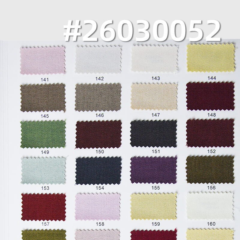 Four-Way Stretch Twill Dyed Fabric|280g/m2 Polyester Spandex Fabric|Business Wear Pants & Skirt Fabric