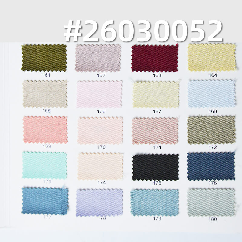 Four-Way Stretch Twill Dyed Fabric|280g/m2 Polyester Spandex Fabric|Business Wear Pants & Skirt Fabric