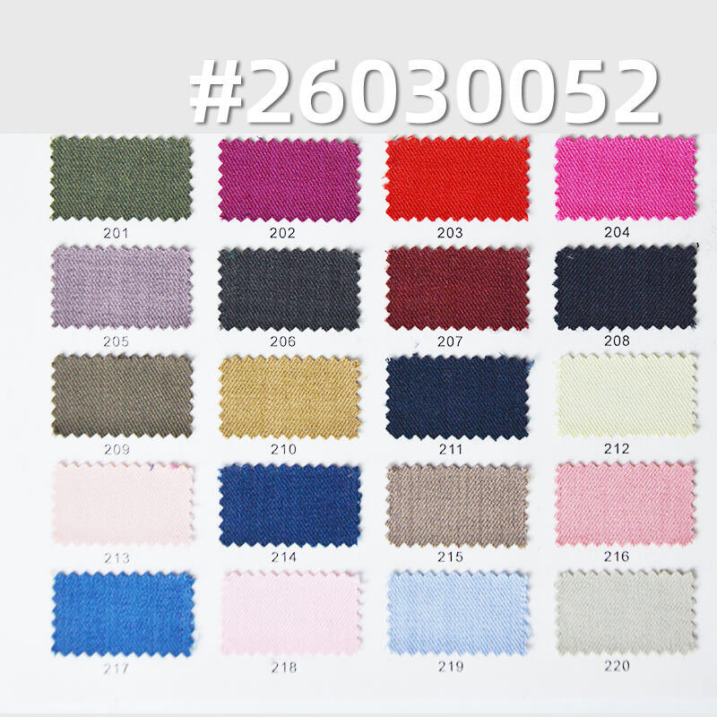 Four-Way Stretch Twill Dyed Fabric|280g/m2 Polyester Spandex Fabric|Business Wear Pants & Skirt Fabric