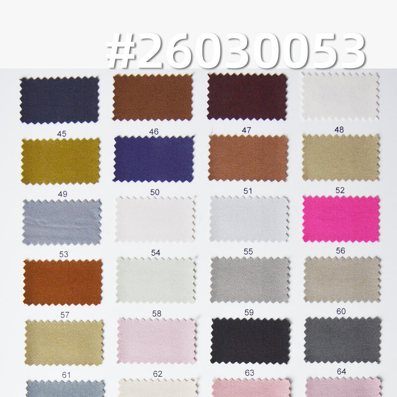 240g/m2 Woven Polyester Double-Face Twill Dyed Fabric|Workwear Casual Pants & Outdoor Apparel Fabric