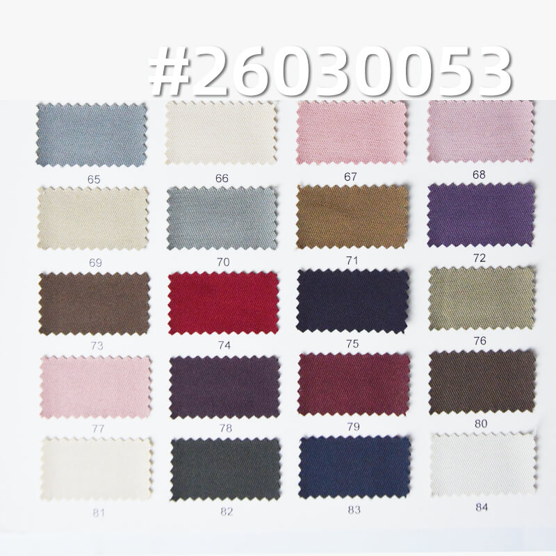 240g/m2 Woven Polyester Double-Face Twill Dyed Fabric|Workwear Casual Pants & Outdoor Apparel Fabric