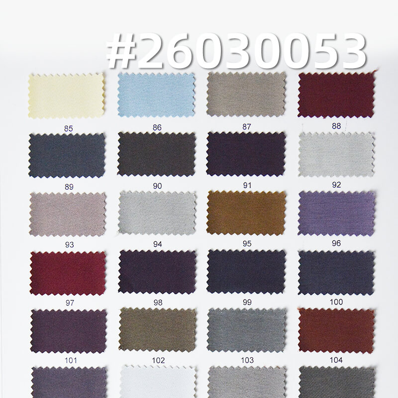 240g/m2 Woven Polyester Double-Face Twill Dyed Fabric|Workwear Casual Pants & Outdoor Apparel Fabric
