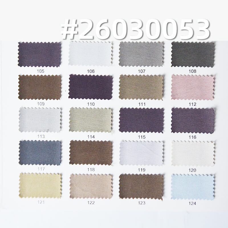 240g/m2 Woven Polyester Double-Face Twill Dyed Fabric|Workwear Casual Pants & Outdoor Apparel Fabric