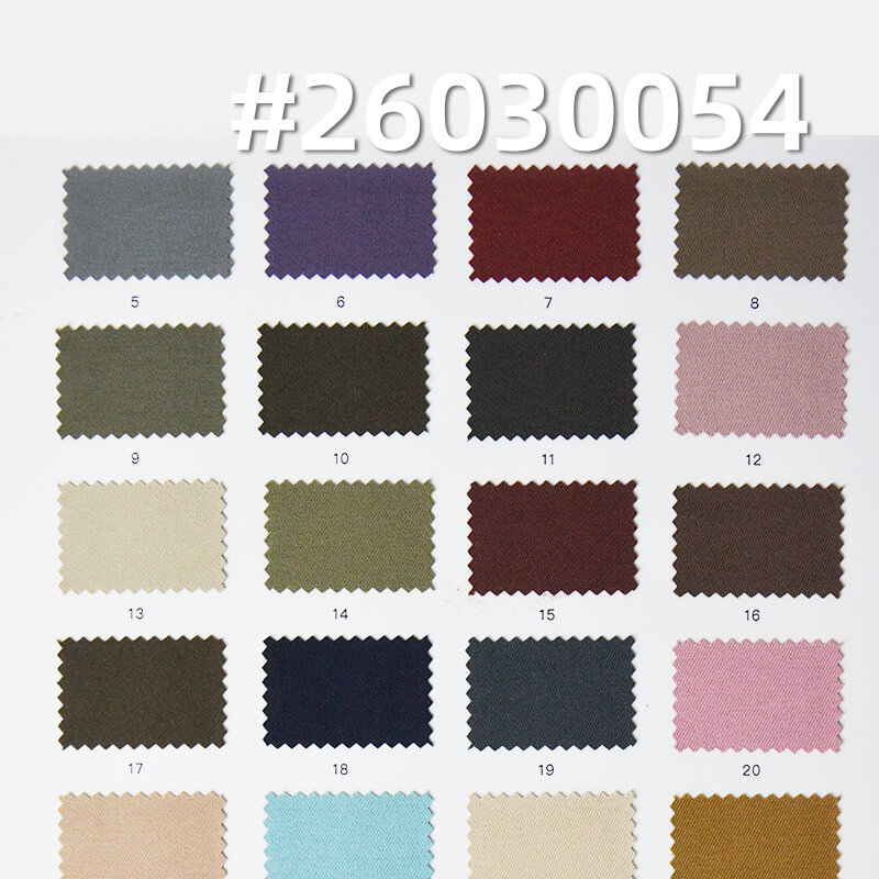 280g/m2 Heavyweight Polyester Double-Face Twill Dyed Fabric|Casual Pants Skirt Matching Set & Workwear Fabric