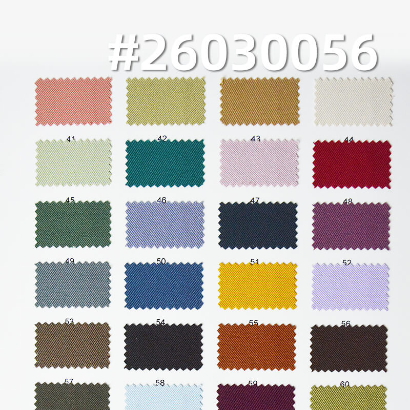 210g/m2 Polyester Spandex Double-Face Twill Dyed Fabric|Suit Skirt & Casual Pants Fabric