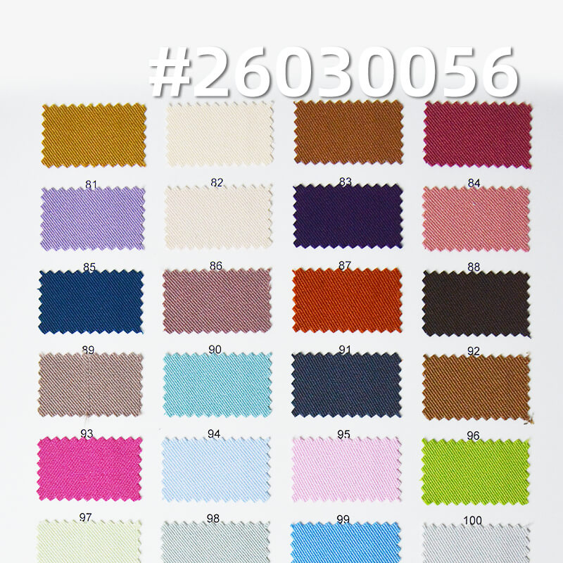 210g/m2 Polyester Spandex Double-Face Twill Dyed Fabric|Suit Skirt & Casual Pants Fabric