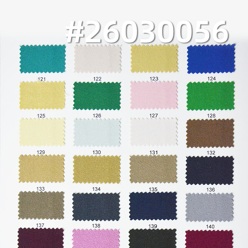 210g/m2 Polyester Spandex Double-Face Twill Dyed Fabric|Suit Skirt & Casual Pants Fabric