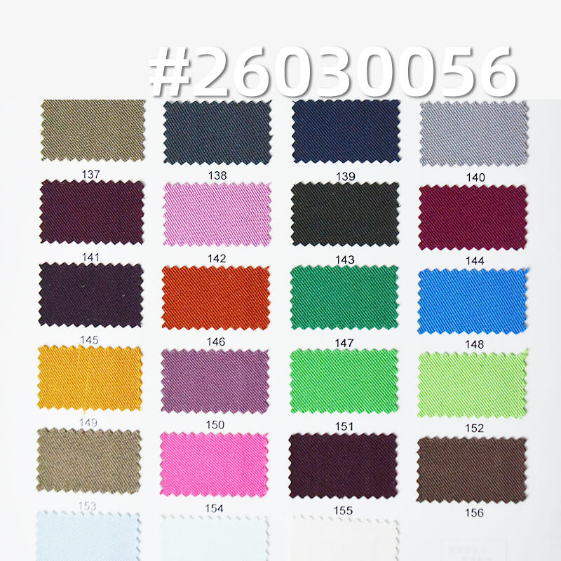 210g/m2 Polyester Spandex Double-Face Twill Dyed Fabric|Suit Skirt & Casual Pants Fabric