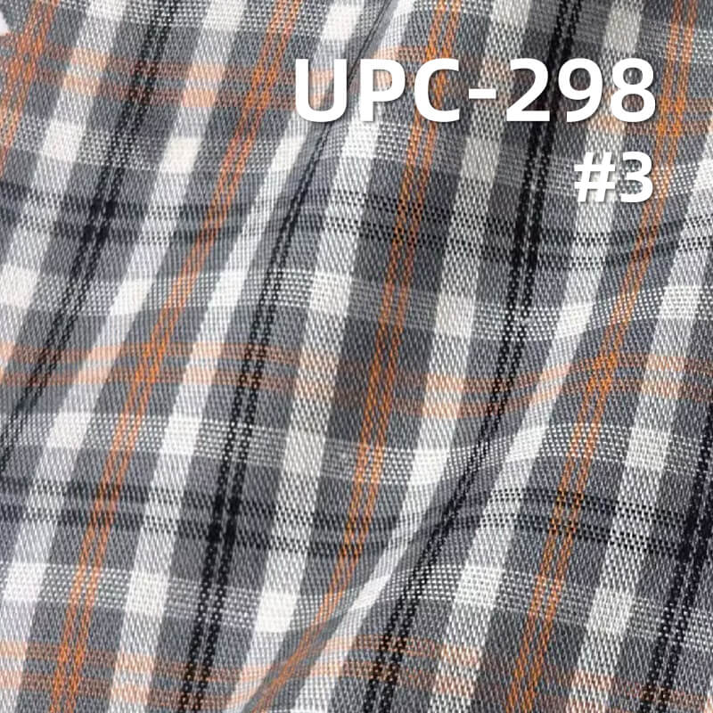 100% Cotton Yarn-Dyed Plaid Fabric | 90g/m² Lightweight Plain Weave Textile | Fabric for Casual Shirts & Skirts