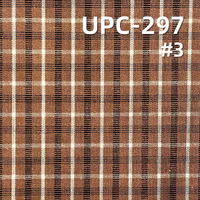 100% Cotton Yarn-Dyed Plaid Fabric | 135g/m²  Plain Weave Textile | Fabric for Shirts, Skirts & Trousers