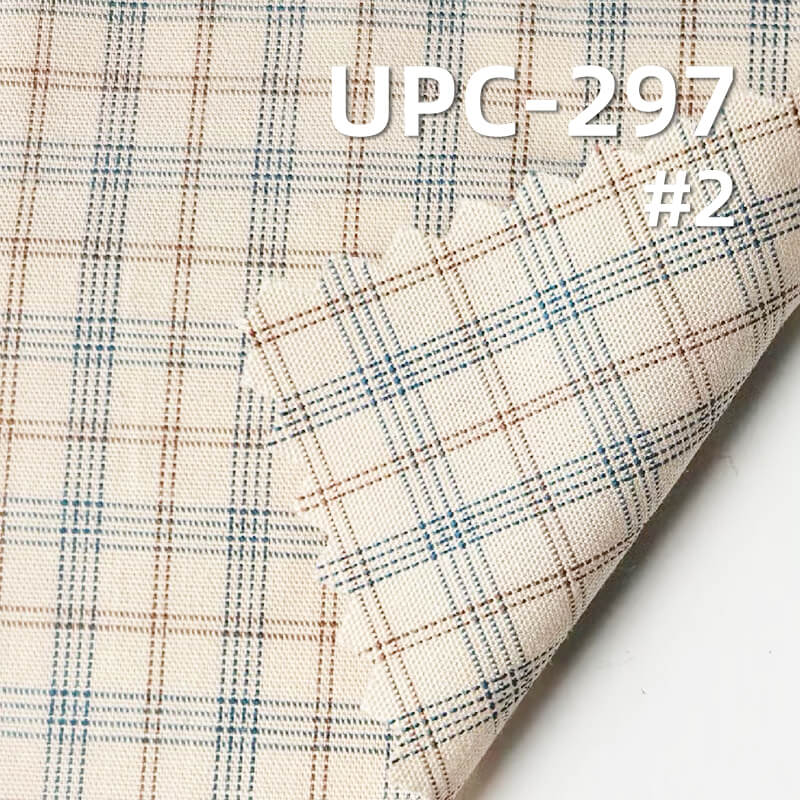 100% Cotton Yarn-Dyed Plaid Fabric | 135g/m²  Plain Weave Textile | Fabric for Shirts, Skirts & Trousers