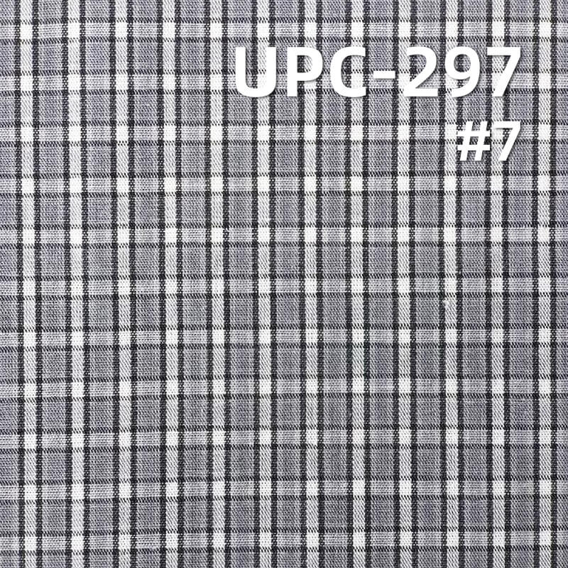 100% Cotton Yarn-Dyed Plaid Fabric | 135g/m²  Plain Weave Textile | Fabric for Shirts, Skirts & Trousers