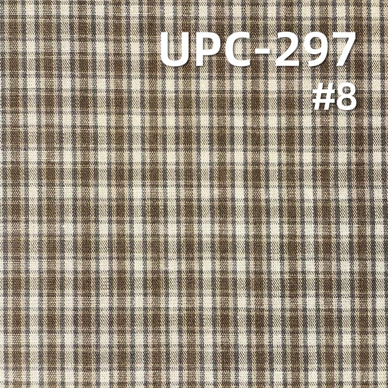 100% Cotton Yarn-Dyed Plaid Fabric | 135g/m²  Plain Weave Textile | Fabric for Shirts, Skirts & Trousers