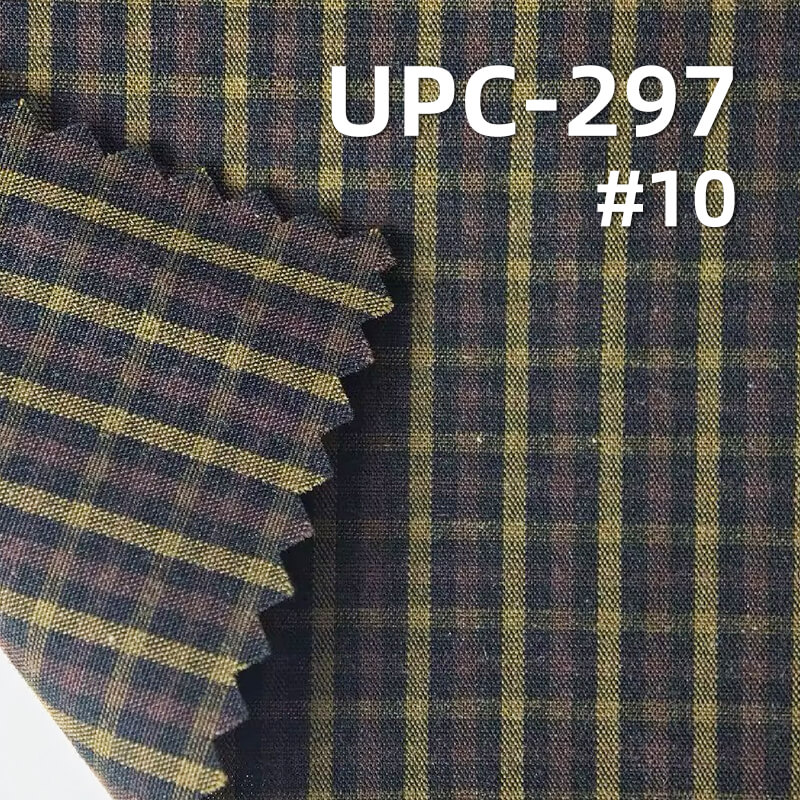100% Cotton Yarn-Dyed Plaid Fabric | 135g/m²  Plain Weave Textile | Fabric for Shirts, Skirts & Trousers