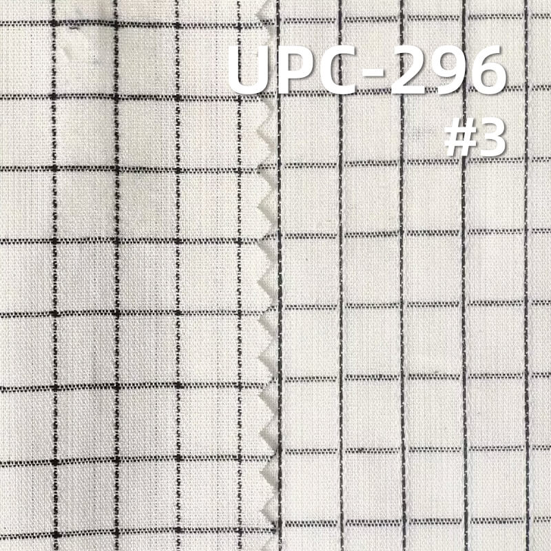 100% Cotton Yarn-Dyed Dobby Fabric | 120g/m² Striped & Plaid Textile | Fabric for Casual Shirts & Dresses