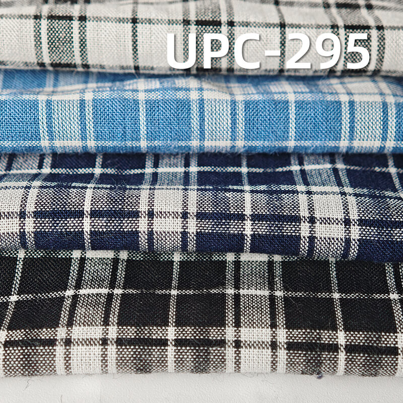 100% Cotton Yarn-Dyed Plaid & Striped Fabric | 88g/m² Lightweight  Plain Weave Textile | Fabric for Casual Shirts & Dresses