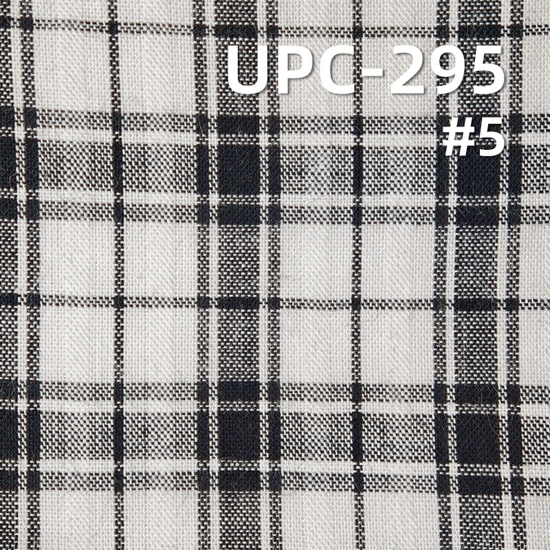 100% Cotton Yarn-Dyed Plaid & Striped Fabric | 88g/m² Lightweight  Plain Weave Textile | Fabric for Casual Shirts & Dresses