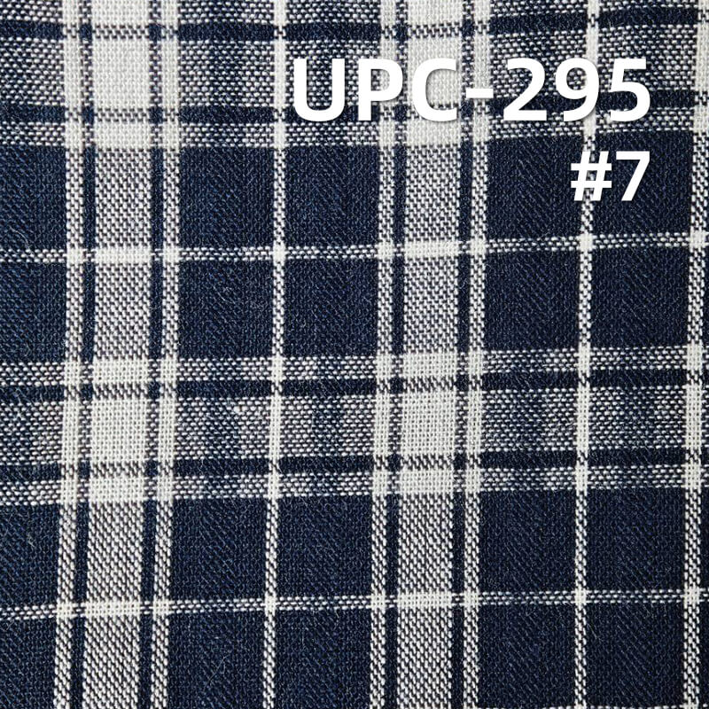100% Cotton Yarn-Dyed Plaid & Striped Fabric | 88g/m² Lightweight  Plain Weave Textile | Fabric for Casual Shirts & Dresses