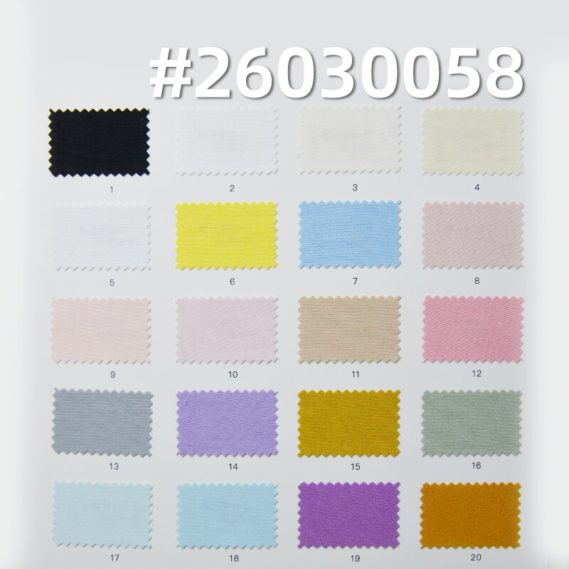 120g/m2 Polyester Cotton-Like Crinkle Plain Weave Fabric|Loungewear Shirt Dress & Pants Fabric