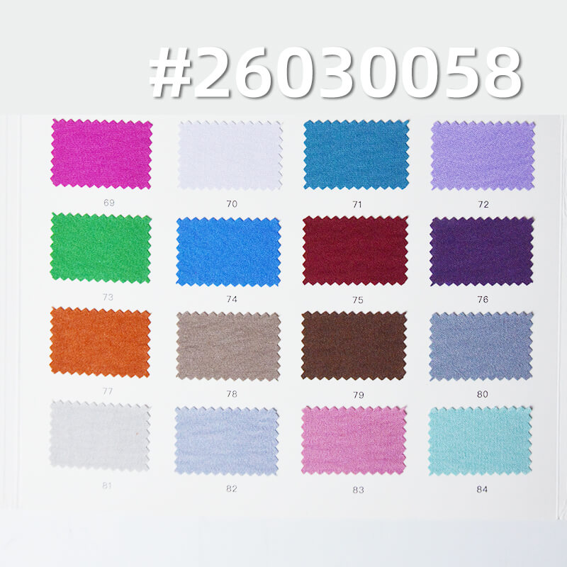 120g/m2 Polyester Cotton-Like Crinkle Plain Weave Fabric|Loungewear Shirt Dress & Pants Fabric