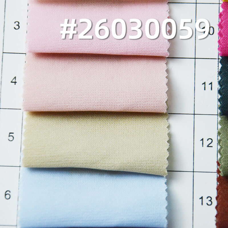 170g/m2 Polyester Stretch Broken Twill Crinkle Fabric|Shirt Pants & Dress Fabric
