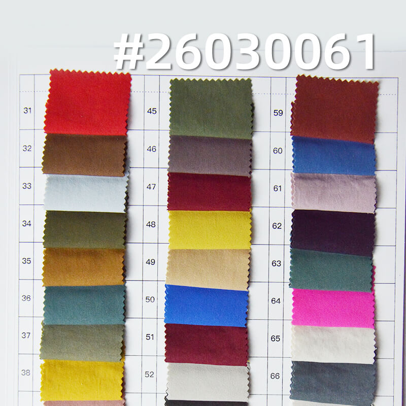 Sand-Washed Fine Twill Cotton-Like Crinkle Fabric|170g/m2 Polyester Double-Face Twill|Top Workwear Pants & Skirt Fabric