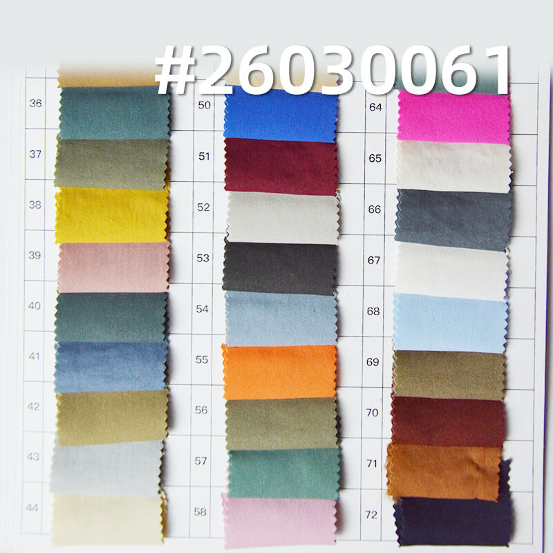 Sand-Washed Fine Twill Cotton-Like Crinkle Fabric|170g/m2 Polyester Double-Face Twill|Top Workwear Pants & Skirt Fabric