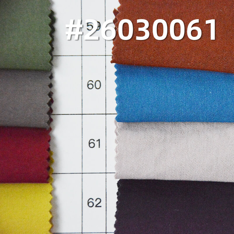 Sand-Washed Fine Twill Cotton-Like Crinkle Fabric|170g/m2 Polyester Double-Face Twill|Top Workwear Pants & Skirt Fabric