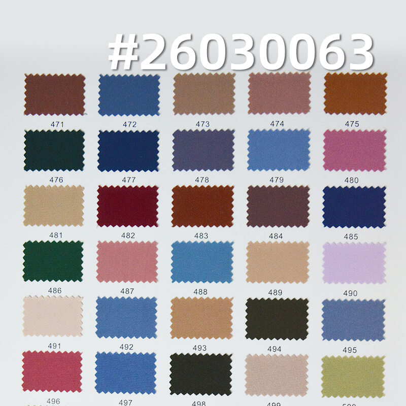 Matte Broken Twill Fabric|135g/m2 Polyester Stretch Dyed Fabric|Dress Pants & Shirt Fabric