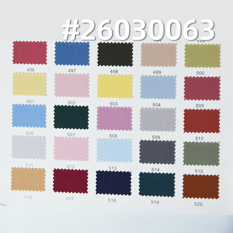 Matte Broken Twill Fabric|135g/m2 Polyester Stretch Dyed Fabric|Dress Pants & Shirt Fabric