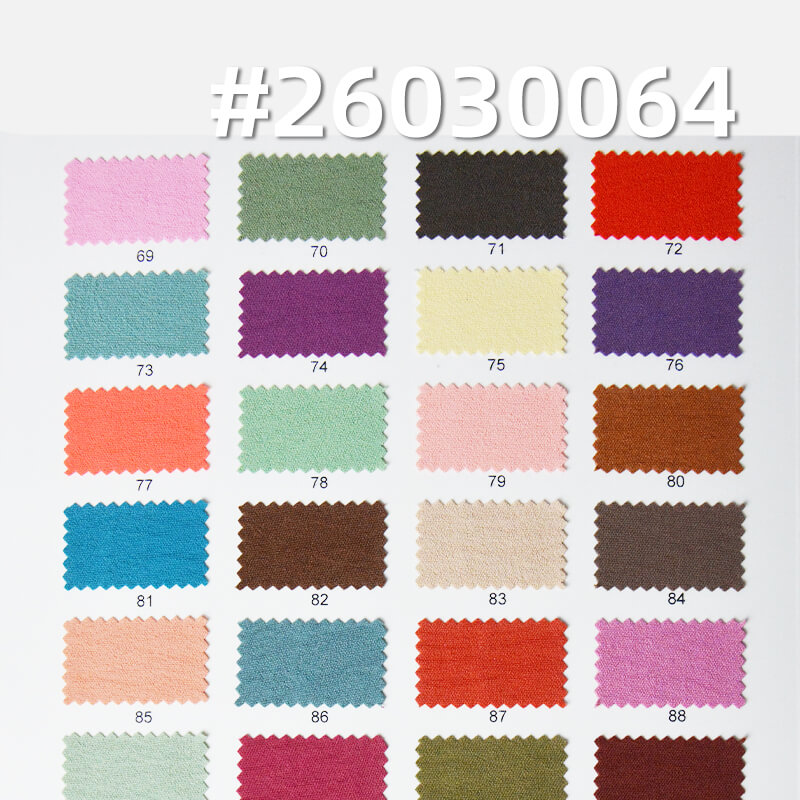 160g/m2 Polyester Plain Weave Crinkle Dyed Fabric|Top Dress & Pants Fabric