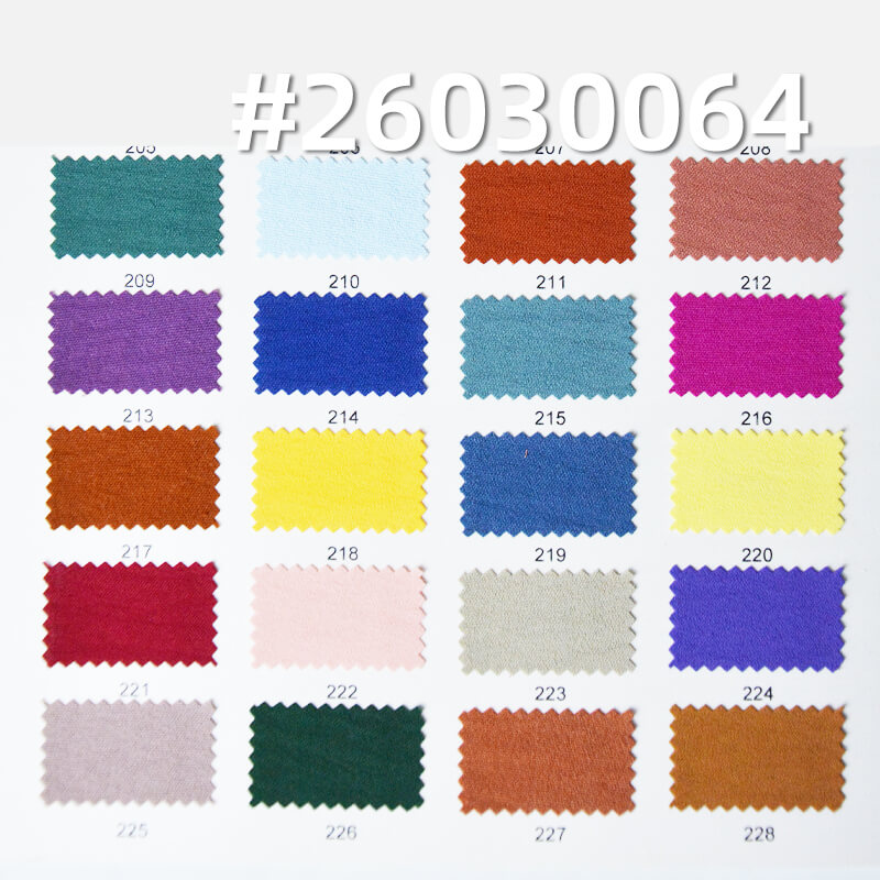 160g/m2 Polyester Plain Weave Crinkle Dyed Fabric|Top Dress & Pants Fabric