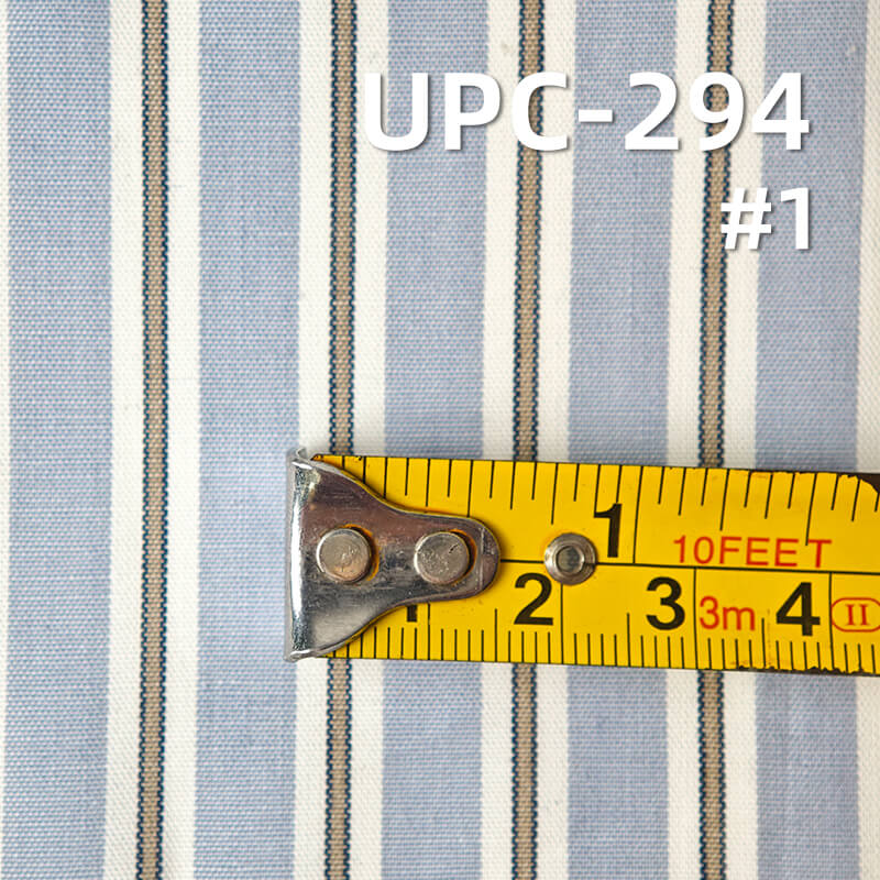 100% Cotton Yarn-Dyed Striped Fabric |117g/m² Plain Weave Textile | Fabric for Casual Shirts & Dresses